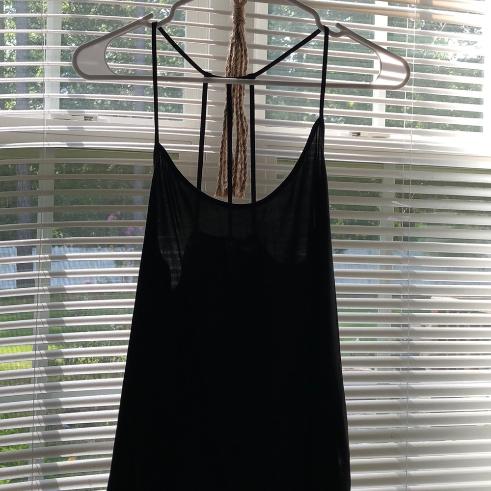 Black tank top. Size: M $4